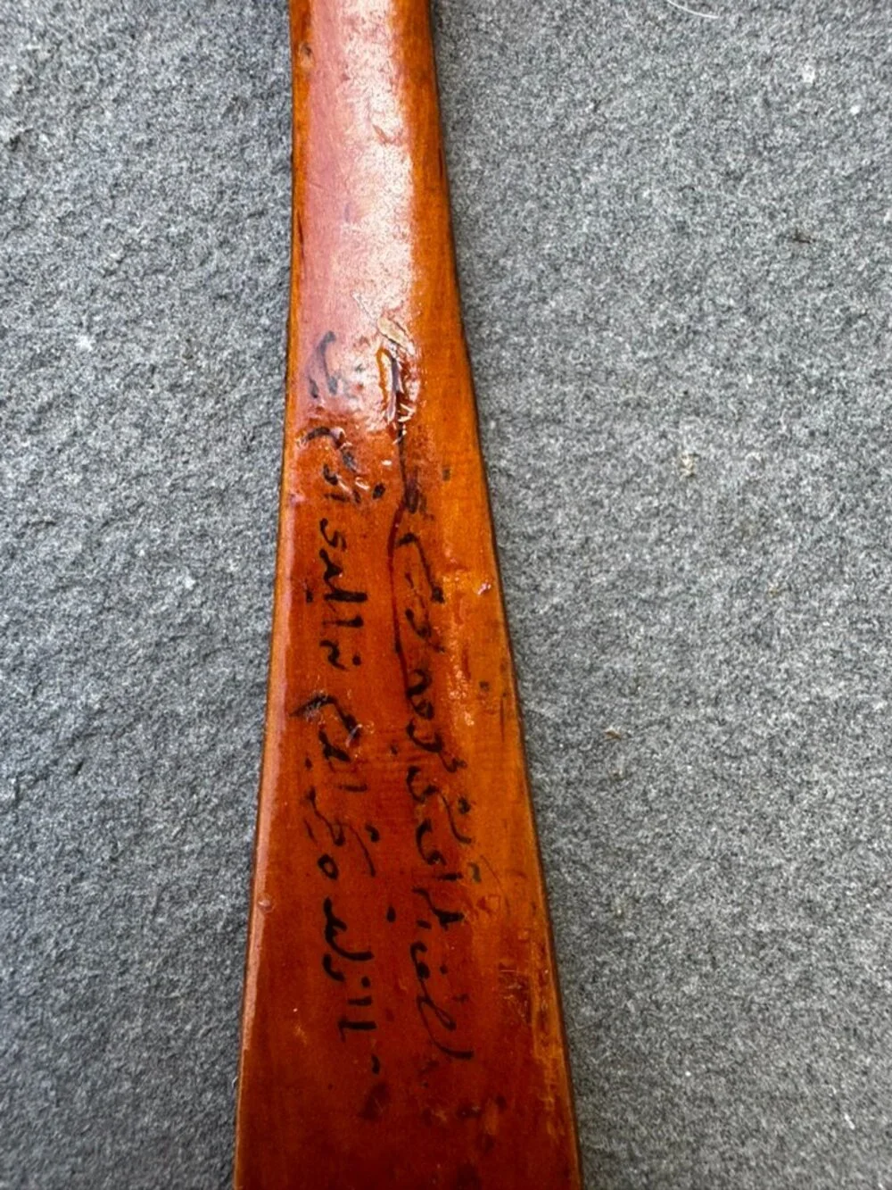 Vintage Hand Painted Turkish Wooden Spoon | Decorative Folk Art 8